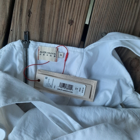 alice + olivia Maryann Tie Shoulder Mini Dress - Picture 6 of 6